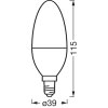 Illuminazione Osram E14 4.9 Watt bianco caldo dimmerabile 470 Lumen