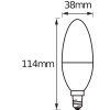 Illuminazione Osram E14 LED 4.9 Watt dimmerabile 470 Lumen