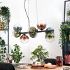 Gastor Lampadario a sospensione, Lampada a sfera, Lampada a sospensione Blu, Verde, Chiaro, Ramato, 8-Luci