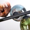 Gastor Lampadario a sospensione, Lampada a sfera, Lampada a sospensione Blu, Verde, Chiaro, Ramato, 8-Luci