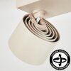 Narel Plafoniera LED Sabbia, 3-Luci