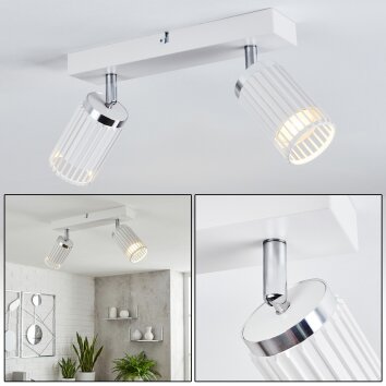 Fenik Plafoniera Bianco, 2-Luci