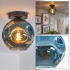 Ripoll Plafoniera, Lampada a sfera Blu, 1-Luce