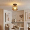 Ripoll Plafoniera, Lampada a sfera Grigio fumo, 1-Luce