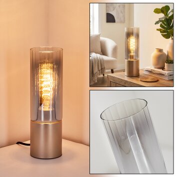 Dulcita Lampada da tavolo Marrone, 1-Luce