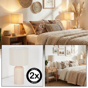 Fonil Lampada da tavolo Champagne, 1-Luce