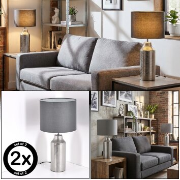 Ralor Lampada da tavolo Argento, 1-Luce