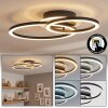Marek Plafoniera LED Nero, 1-Luce
