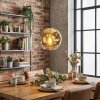 Ripoll Lampadario a sospensione, Lampada a sfera, Lampada a sospensione Oro, Chiaro, 1-Luce
