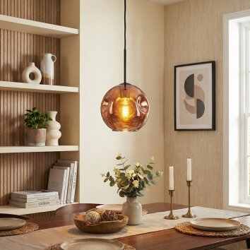 Ripoll Lampadario a sospensione, Lampada a sfera, Lampada a sospensione Ramato, 1-Luce