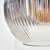 Koyoto Lampadario a sospensione, Lampada a sfera, Lampada a sospensione Chiaro, Grigio fumo, 1-Luce