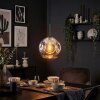 Ripoll Lampadario a sospensione, Lampada a sfera, Lampada a sospensione Cromo, Grigio fumo, 1-Luce