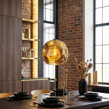 Ripoll Lampadario a sospensione, Lampada a sfera, Lampada a sospensione Oro, 1-Luce