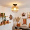 Koyoto Plafoniera, Lampada a sfera 25 cm Ambrato, Chiaro, 1-Luce