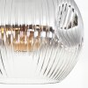 Ripoll Plafoniera, Lampada a sfera Chiaro, Grigio fumo, 1-Luce
