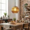 Koyoto Lampadario a sospensione, Lampada a sfera, Lampada a sospensione Oro, 1-Luce