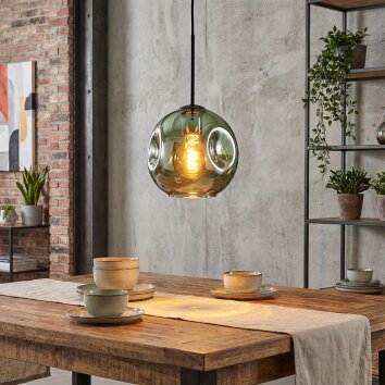 Ripoll Lampadario a sospensione, Lampada a sfera, Lampada a sospensione Verde, 1-Luce