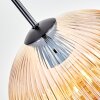 Koyoto Lampadario a sospensione, Lampada a sfera, Lampada a sospensione Ambrato, Chiaro, 1-Luce