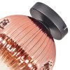 Ripoll Plafoniera, Lampada a sfera Chiaro, Ramato, 1-Luce