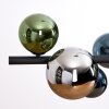 Chehalis Lampadario a sospensione, Lampada a sfera, Lampada a sospensione Blu, Cromo, Verde, Grigio fumo, 8-Luci