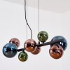 Chehalis Lampadario a sospensione, Lampada a sfera, Lampada a sospensione Blu, Verde, Ramato, 8-Luci