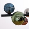 Chehalis Lampadario a sospensione, Lampada a sfera, Lampada a sospensione Blu, Verde, Ramato, Grigio fumo, 8-Luci