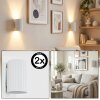 Fonir Lampade Up & Down, Applique Bianco, 1-Luce