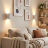Fonir Lampade Up & Down, Applique Bianco, 1-Luce