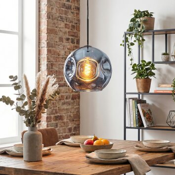 Ripoll Lampadario a sospensione, Lampada a sfera, Lampada a sospensione Blu, 1-Luce