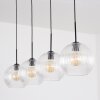 Koyoto Lampadario a sospensione, Lampada a sfera, Lampada a sospensione Chiaro, 4-Luci