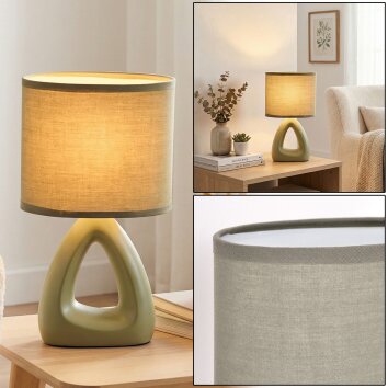 Garin Lampada da tavolo Verde, 1-Luce