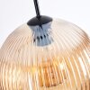 Koyoto Lampadario a sospensione, Lampada a sfera, Lampada a sospensione Ambrato, 4-Luci