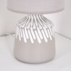 Mirvel Lampada da tavolo Grigio, Bianco, 1-Luce