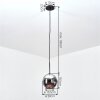 Ripoll Lampadario a sospensione, Lampada a sfera, Lampada a sospensione Cromo, Grigio fumo, 1-Luce