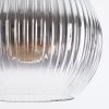 Koyoto Lampadario a sospensione, Lampada a sfera, Lampada a sospensione Ambrato, Chiaro, Grigio fumo, 4-Luci