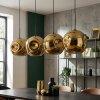 Ripoll Lampadario a sospensione, Lampada a sfera, Lampada a sospensione Oro, 4-Luci