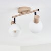 Lumox Plafoniera, Faretto da soffitto Beige, Nero, 2-Luci