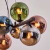 Gastor Lampadario a sospensione, Lampada a sfera, Lampada a sospensione Blu, Cromo, Verde, Ramato, Grigio fumo, 8-Luci