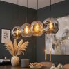 Ripoll Lampadario a sospensione, Lampada a sfera, Lampada a sospensione Ambrato, Chiaro, Grigio fumo, 4-Luci