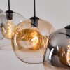 Ripoll Lampadario a sospensione, Lampada a sfera, Lampada a sospensione Ambrato, Chiaro, Grigio fumo, 4-Luci