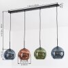 Koyoto Lampadario a sospensione, Lampada a sfera, Lampada a sospensione Blu, Verde, Ramato, 4-Luci