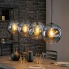 Ripoll Lampadario a sospensione, Lampada a sfera, Lampada a sospensione Blu, 4-Luci