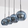 Koyoto Lampadario a sospensione, Lampada a sfera, Lampada a sospensione Blu, 4-Luci