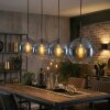 Koyoto Lampadario a sospensione, Lampada a sfera, Lampada a sospensione Blu, Chiaro, 4-Luci