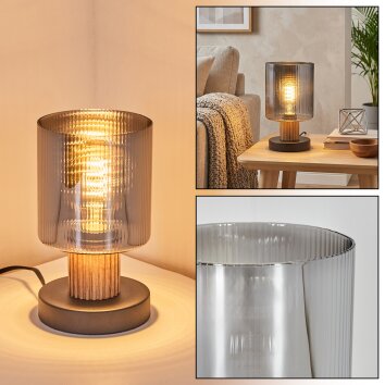 Mador Lampada da tavolo Écru, Nero, 1-Luce