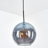 Koyoto Lampadario a sospensione, Lampada a sfera, Lampada a sospensione 30 cm Blu, 1-Luce