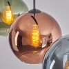 Koyoto Lampadario a sospensione, Lampada a sfera, Lampada a sospensione Blu, Verde, Ramato, 3-Luci
