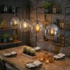 Koyoto Lampadario a sospensione, Lampada a sfera, Lampada a sospensione Ambrato, Chiaro, Grigio fumo, 4-Luci