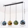 Ripoll Lampadario a sospensione, Lampada a sfera, Lampada a sospensione Blu, Oro, Verde, 4-Luci