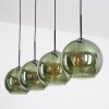 Koyoto Lampadario a sospensione, Lampada a sfera, Lampada a sospensione Verde, 4-Luci